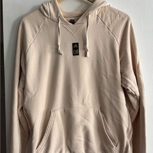 Adidas Men's Beige LAFC Hoodie